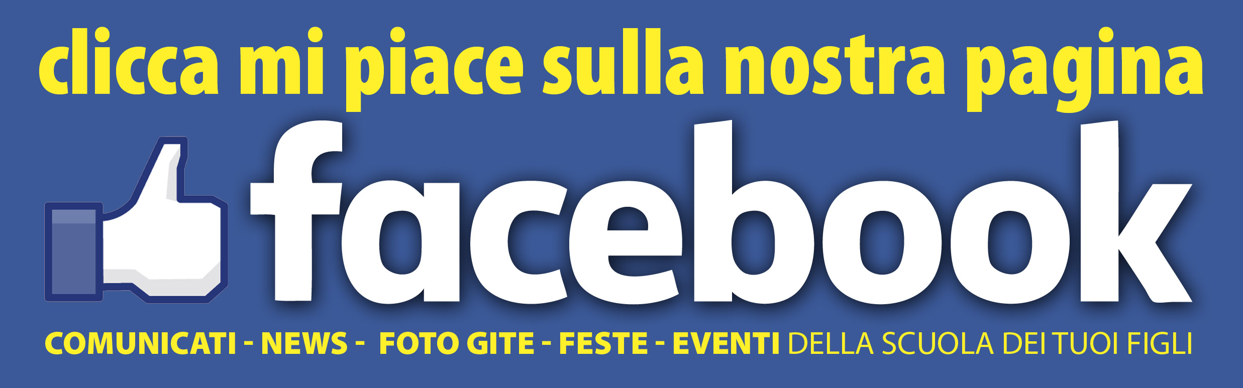 Anche su facebook